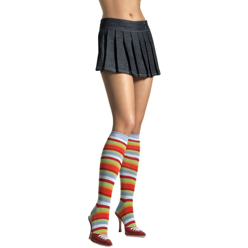 Knee Highs Rainbow Adult