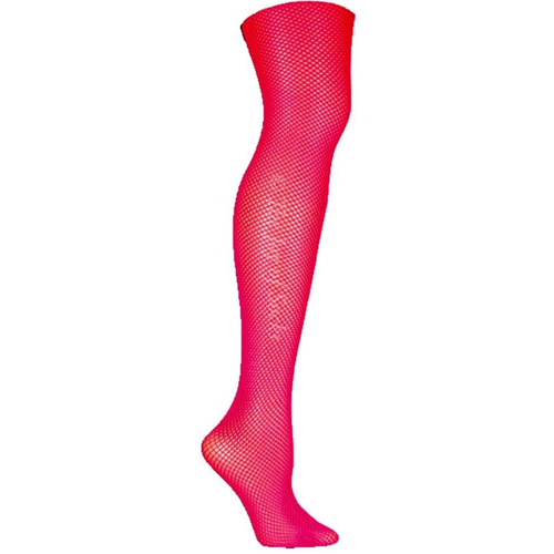Mesh Pantyhose Neon Pink 1 Sz
