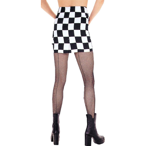 Mesh Pantyhose W Seam Bk Plus