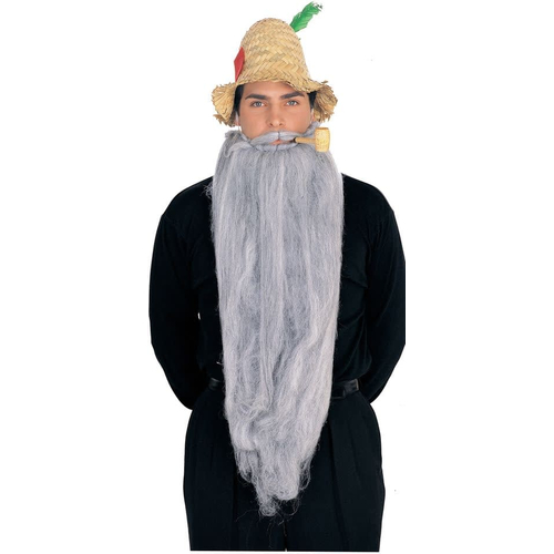 Mohair 25 Inches Grey Beard