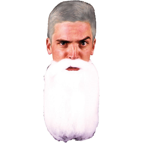 Mustache Beard White 14 Inches