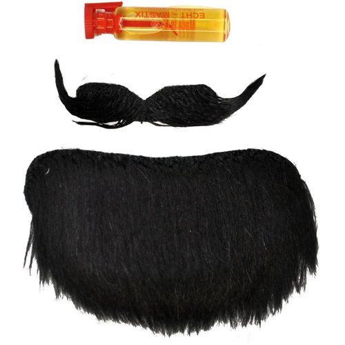 Mustache Goatee Black