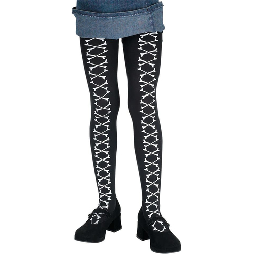 Pantyhose Bone Lace Bk Chld