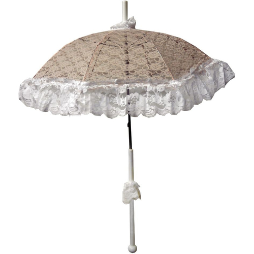 Parasol Dlx Lace Ruffle Pink