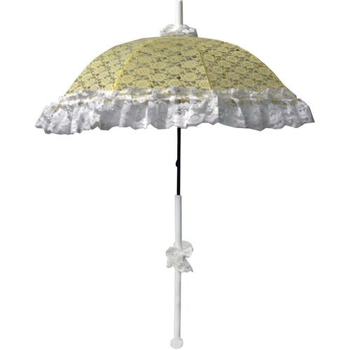 Parasol Dlx Lace Ruffle Yellow