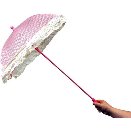 Parasol Lace Ruffle Pink