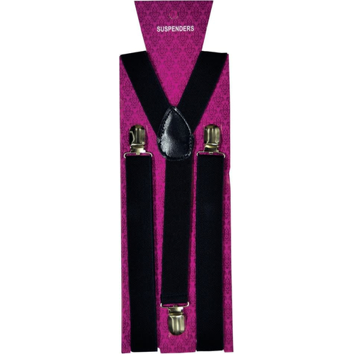 Suspender Plain Black