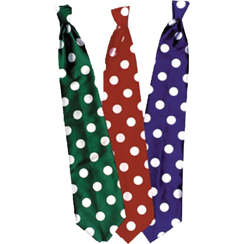 Tie Long Clown Green