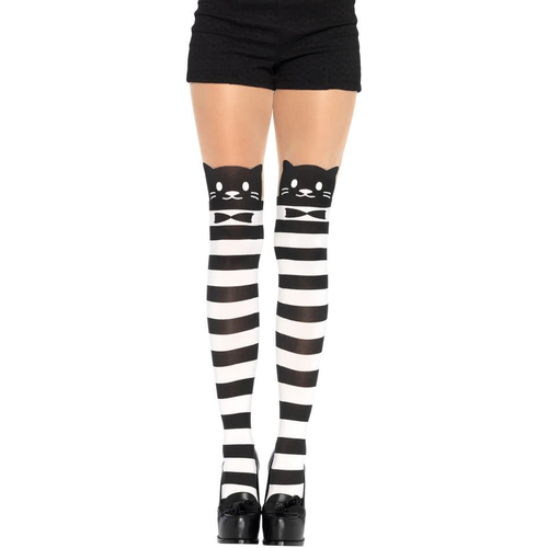 Tights Striped Cat