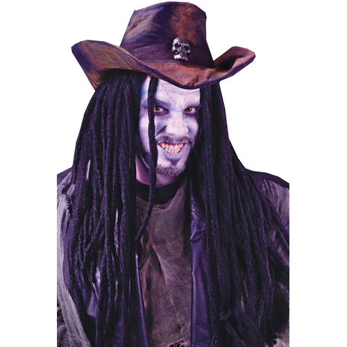 30 Inch Dreadlock Black Wig