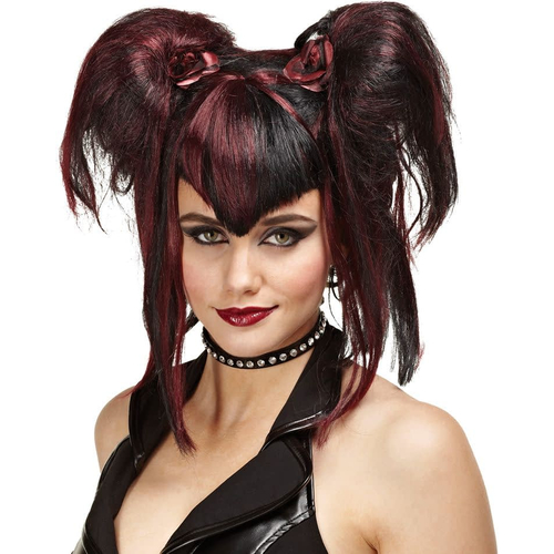 Bad Fairy Peruke Black Red