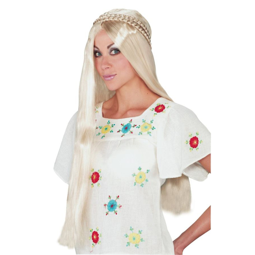 Blonde Wig For Hippie Girl
