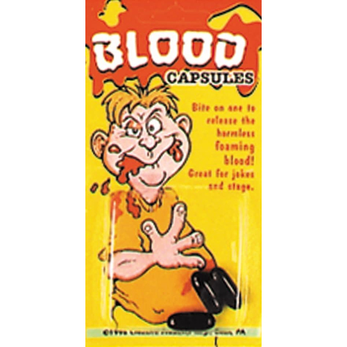 Blood Capsules 3 Per Card