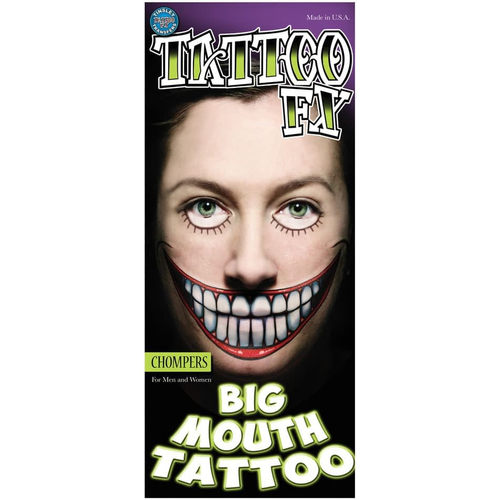 Chompers Big Mouth Tattoo