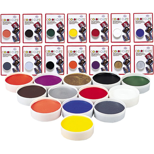 Color Cup Carded Clwn White