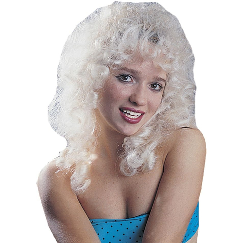 Curly Party Blonde Peruke