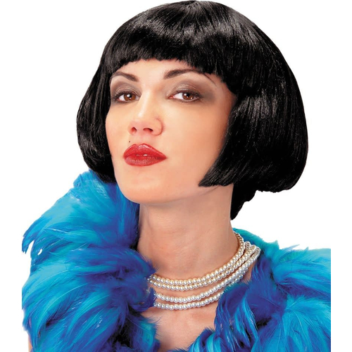 Flapper Black Wig For Women - 17630