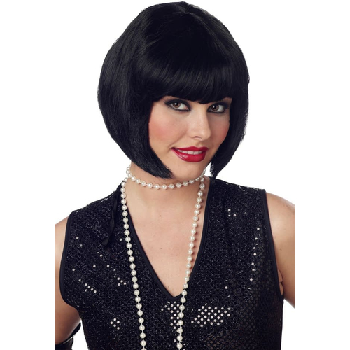 Flapper Black Wig For Women - 17580
