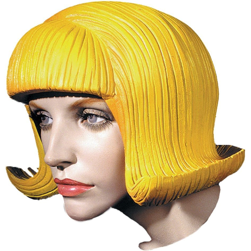 Flip Rubber Wig Yellow
