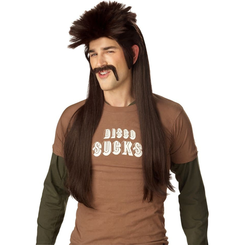 Mississippi Mudflap Brown Wig For Adults
