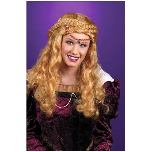 Renaissance Brunette Wig For Adults