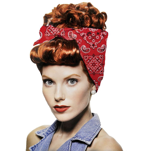 Rivetor Red Wig For Women