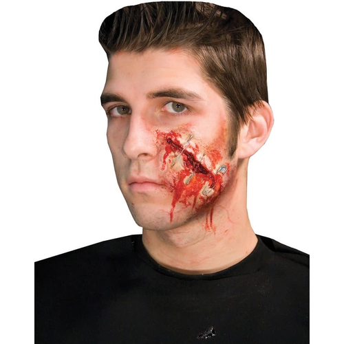 Safely Pinned 4 Inches Gash