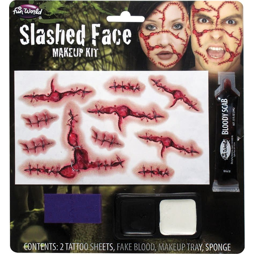 Slashed Face Makeup Kit