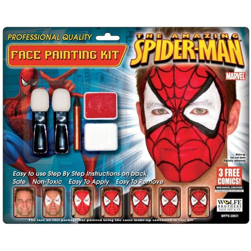 Spiderman Makeup Kit Wolfe Bro