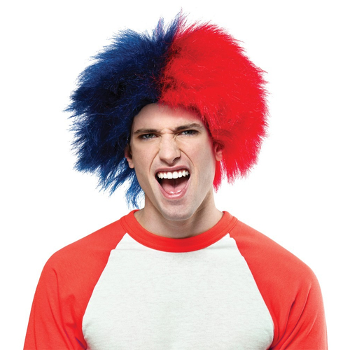 Sports Fun Peruke Blue Red