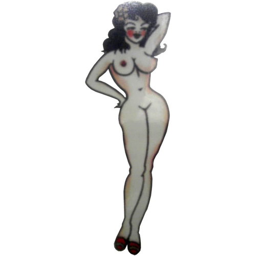 Tattoo Vintage Girl Standing