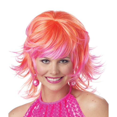 Trippy Shag Pink Wig For Women