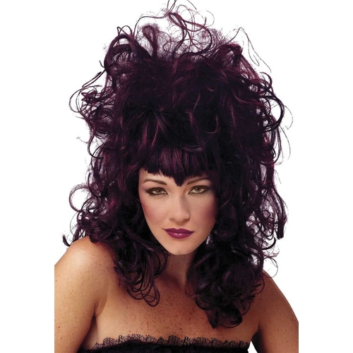 Vampiress Wig Black And Burgundy