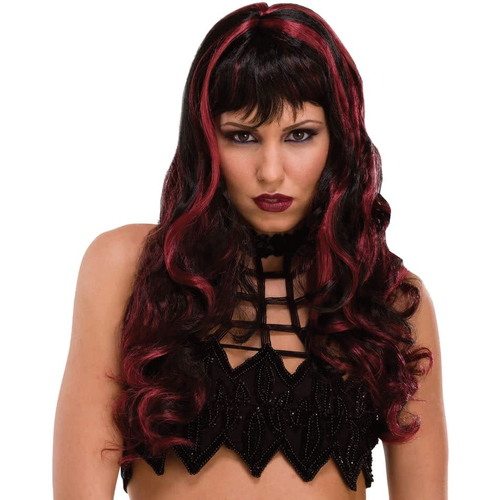 Wig Craft Black/Burgundy For Witch Costume