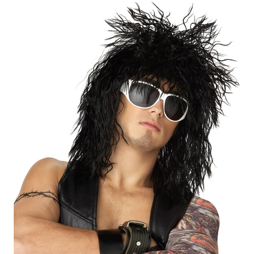 Wig For Rockin Dude Black
