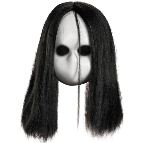 Blank Black Eyes Doll Mask For Halloween