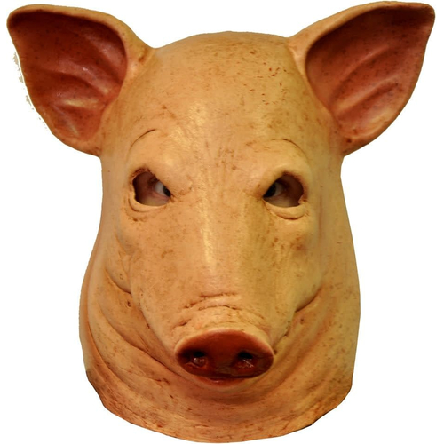 Blood Pig Latex Mask For Adults