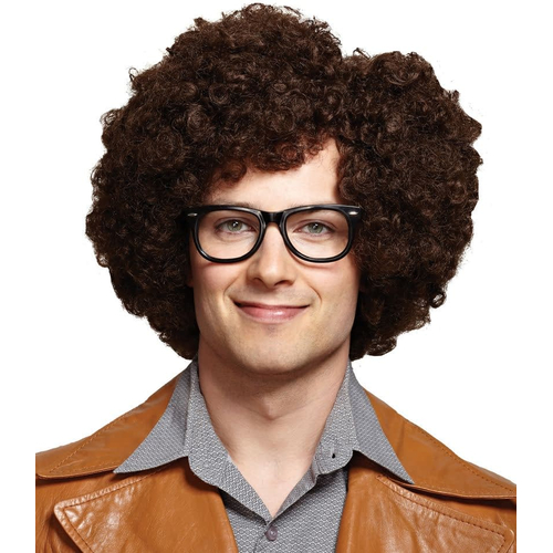 Brown Party Rock Wig Fir Adults