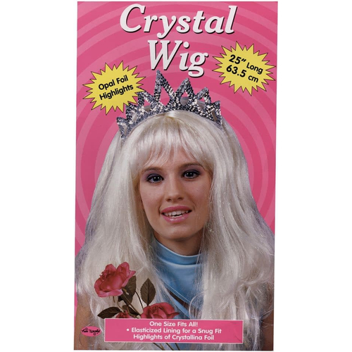 Crystal Blonde Wig For Adults