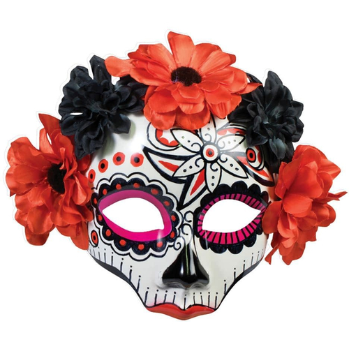 Day Of Dead Skull Mask For Women