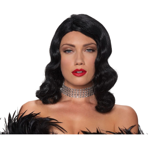 Femme Fatale Black Peruke