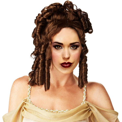 Goddess Brown Peruke For Adults