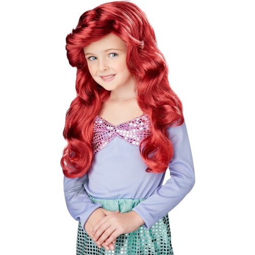 Lil Red Wig For Mermaid Costume