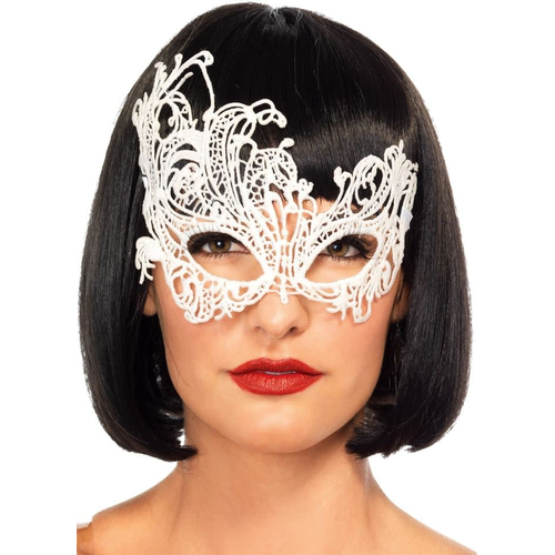 Mask Fantasy Venetian Wht For Women