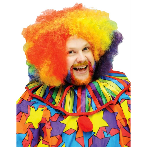 Multicolored Jumbo Afro Peruke