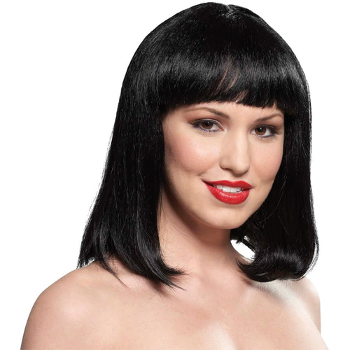 Peggy Sue Black Peruke For Adults