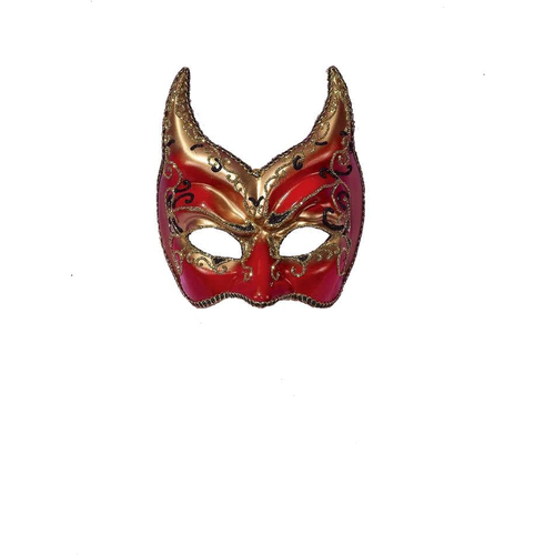Ven Mask Red Gold Points For Masquerade