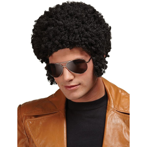 Welcome Back Afro Black Wig For Men