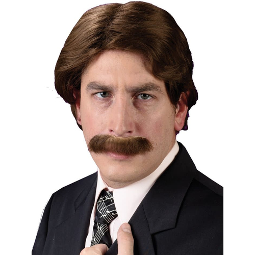 Wig And Mustache Set For Adults
