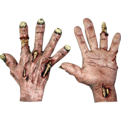 Zombie Flesh Latex Hands For Adults